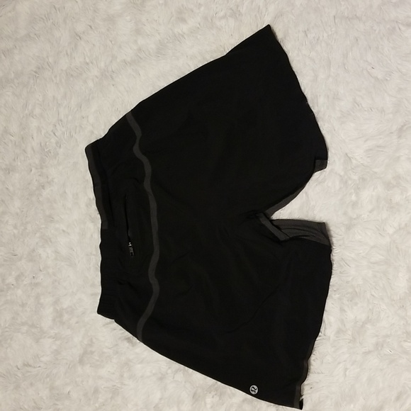 Lululemon Athletic Short Men's Size S Color Black/Gray - Picture 2 of 8